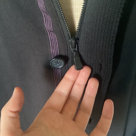 Ted Baker London Jacket Men’s 7 US 3XL Black Mock Neck Full Zip and Button - Picture 4 of 11